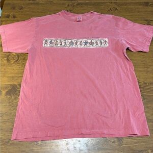 Men's red Sedona, AZ shirt with graphic on 100% cotton